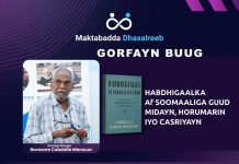Xarunta Dhaxalreeb oo qabatay Gorfaynta Buugga Habdhigaalka Af Soomaaliga Guud